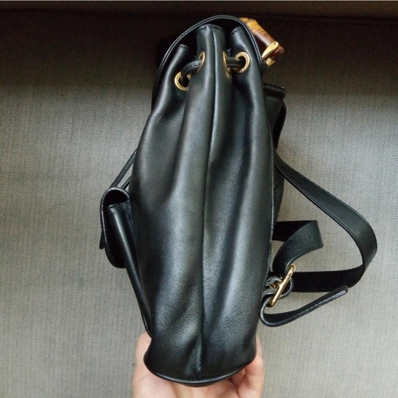 Authentic Vintage Gucci Bamboo Top Handle Backpack - Picture 7 of 13